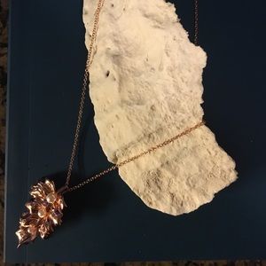 Rose Gold Brooch (with chain)